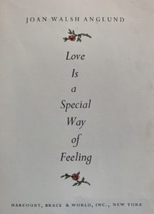 Title Page of Love Is a Special Way of Feeling